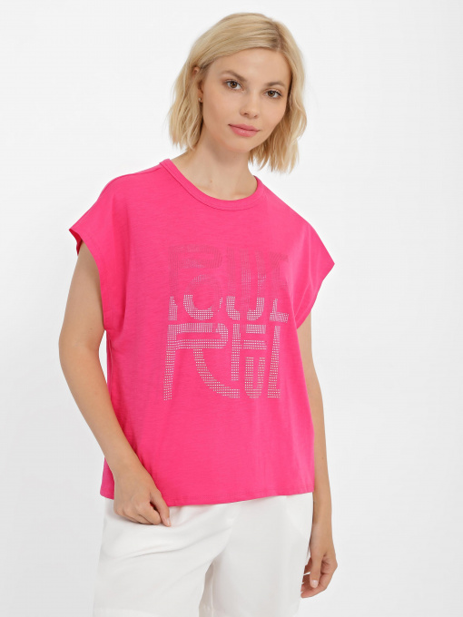 Футболка Piazza Italia Модель 53250_fuxia Фото