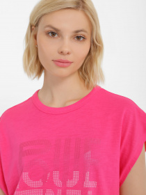 Футболка Piazza Italia модель 53250_fuxia Футболка Piazza Italia модель 53250_fuxia Фото