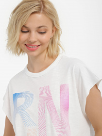 Футболка Piazza Italia модель 53250_milk Фото