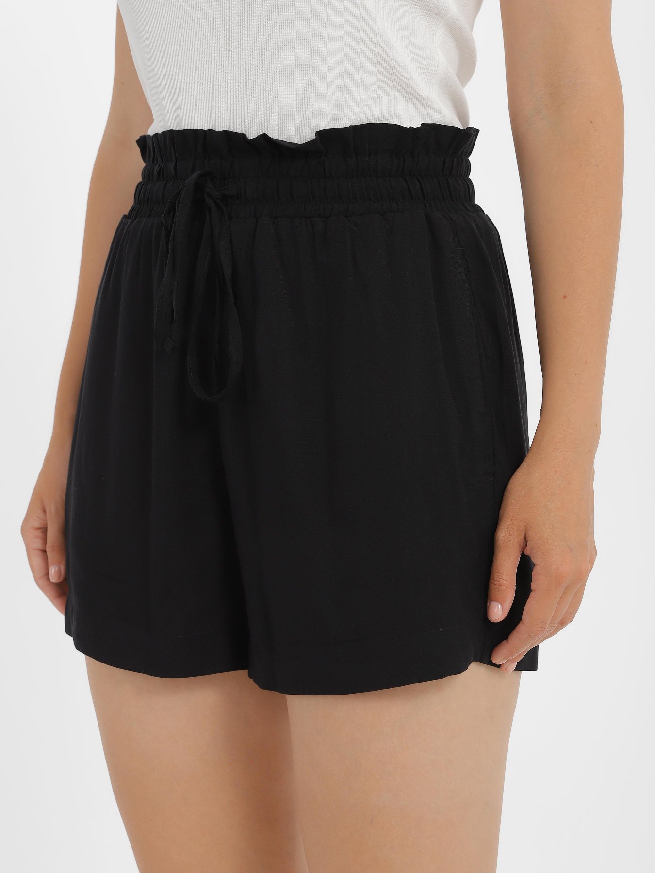 Повсякденні шорти Piazza Italia модель 53805_black Фото