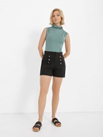 Повседневные шорты Piazza Italia модель 53926_black Повседневные шорты Piazza Italia модель 53926_black Фото