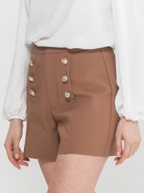 Повседневные шорты Piazza Italia модель 53926_tobacco Фото