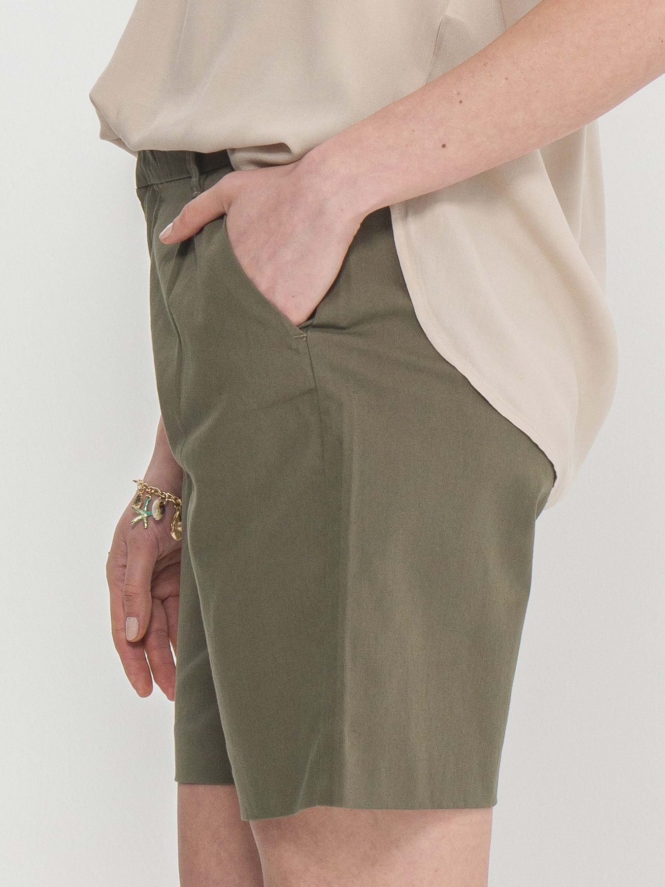 Повседневные шорты Piazza Italia модель 53953_sage Фото