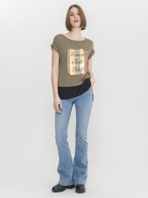 Футболка Piazza Italia модель 54542_sage Фото