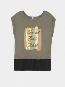 Футболка Piazza Italia модель 54542_sage Фото