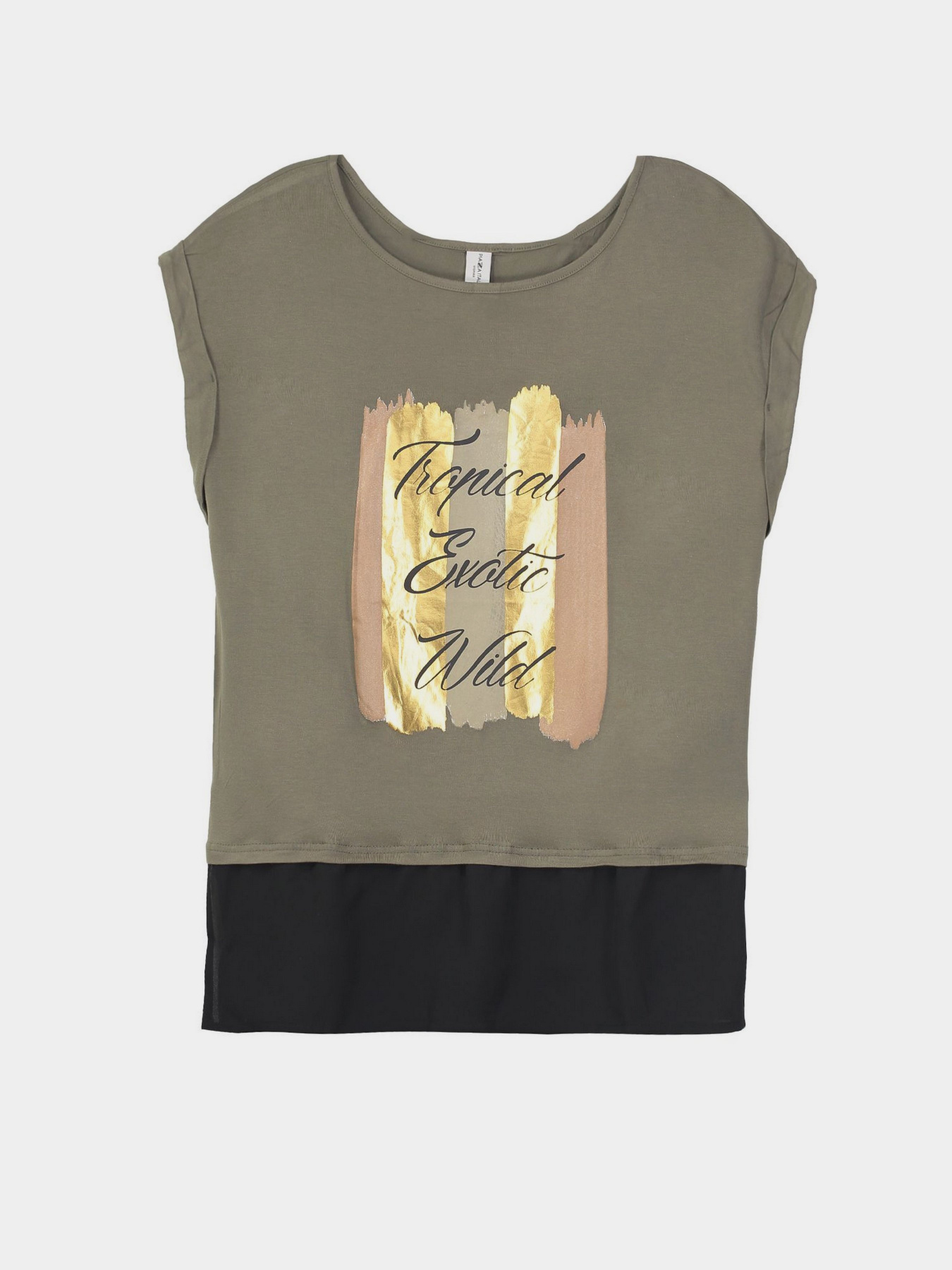 Футболка Piazza Italia модель 54542_sage Фото