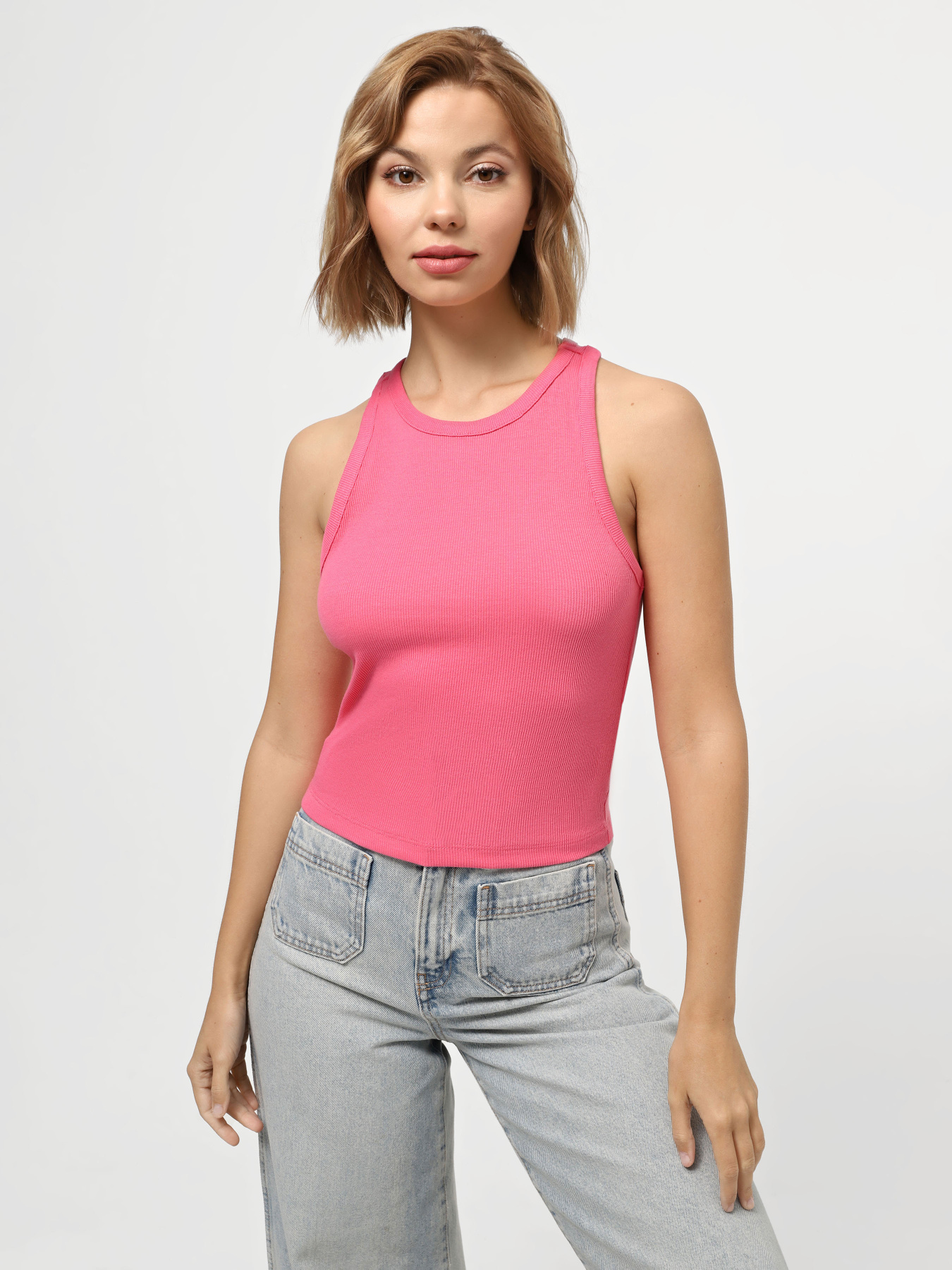 Майка Piazza Italia модель 59763_geranium Фото