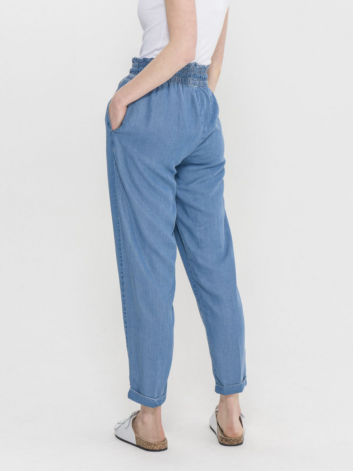 Брюки повседневные Piazza Italia модель 65248_Denim Фото