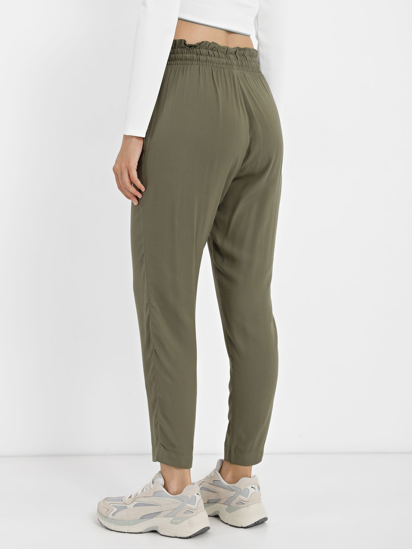 Брюки повседневные Piazza Italia модель 71641_sage Фото