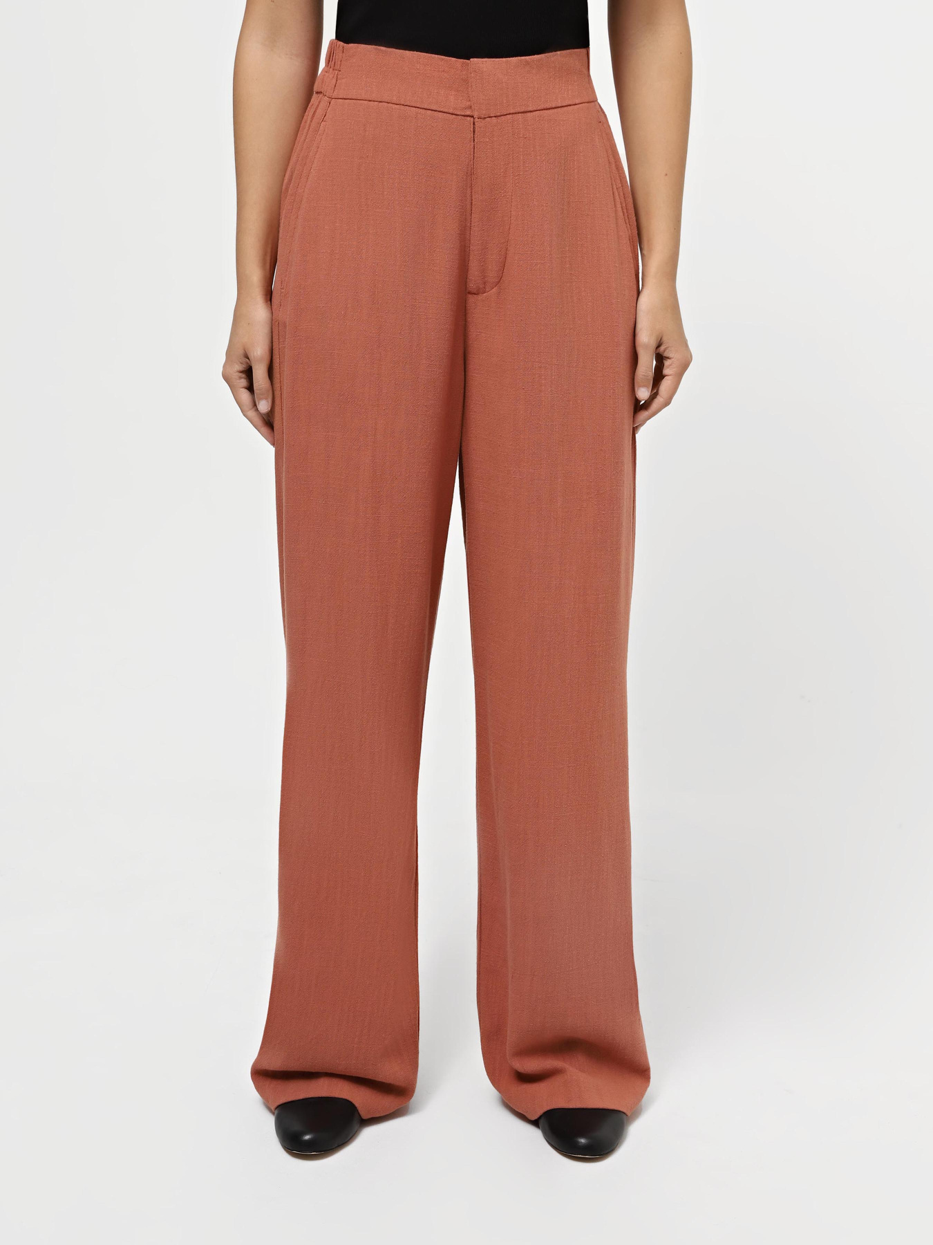 Брюки палаццо Piazza Italia модель 72044_mud Фото