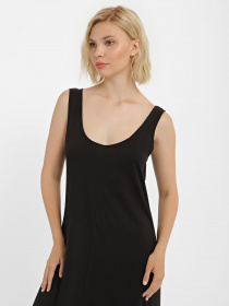 Платье макси Piazza Italia модель 74758_black Фото