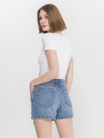 Шорты джинсовые Piazza Italia модель 81368_Denim Фото