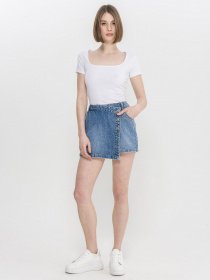 Шорты джинсовые Piazza Italia модель 81368_Denim Фото