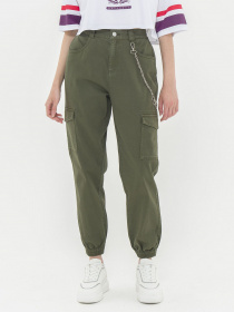 Брюки Piazza Italia модель 06646_military green Фото