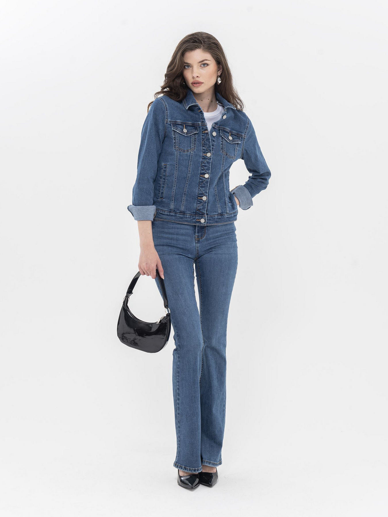 Джинсовая куртка Piazza Italia модель 06651_Denim Фото