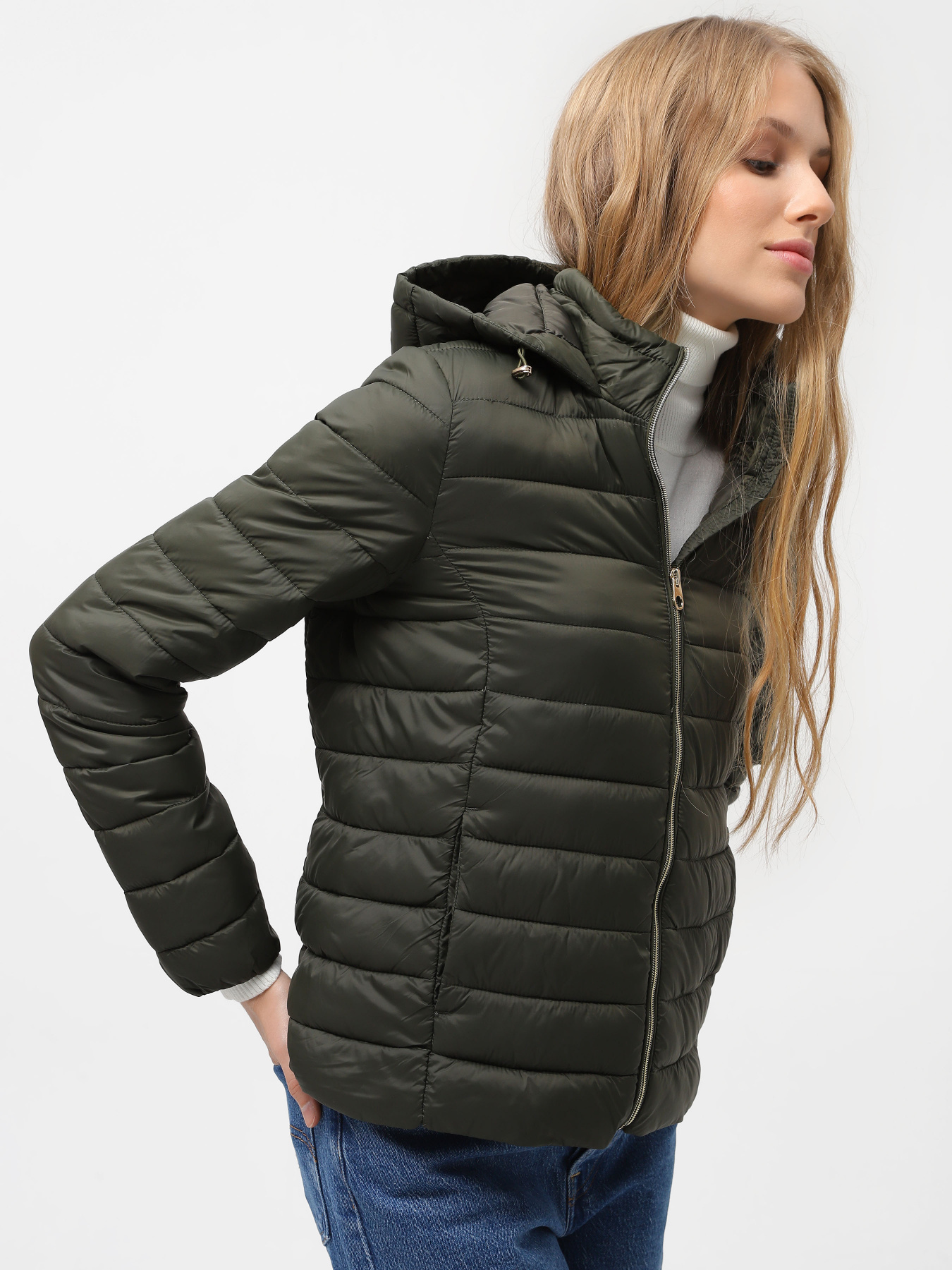 Демисезонная куртка Piazza Italia модель 06652_military green Фото