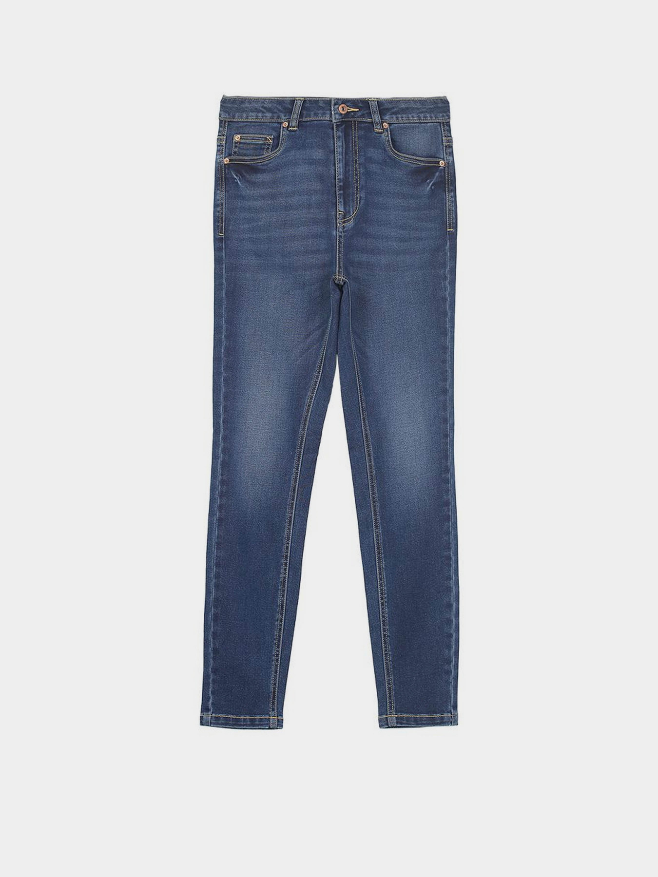 Зауженные джинсы Piazza Italia модель 06723_dark denim Фото