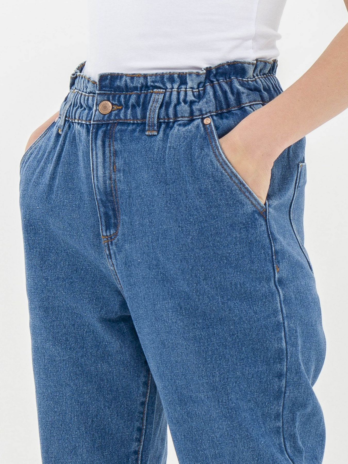 Зауженные джинсы Piazza Italia модель 06767_Denim Фото