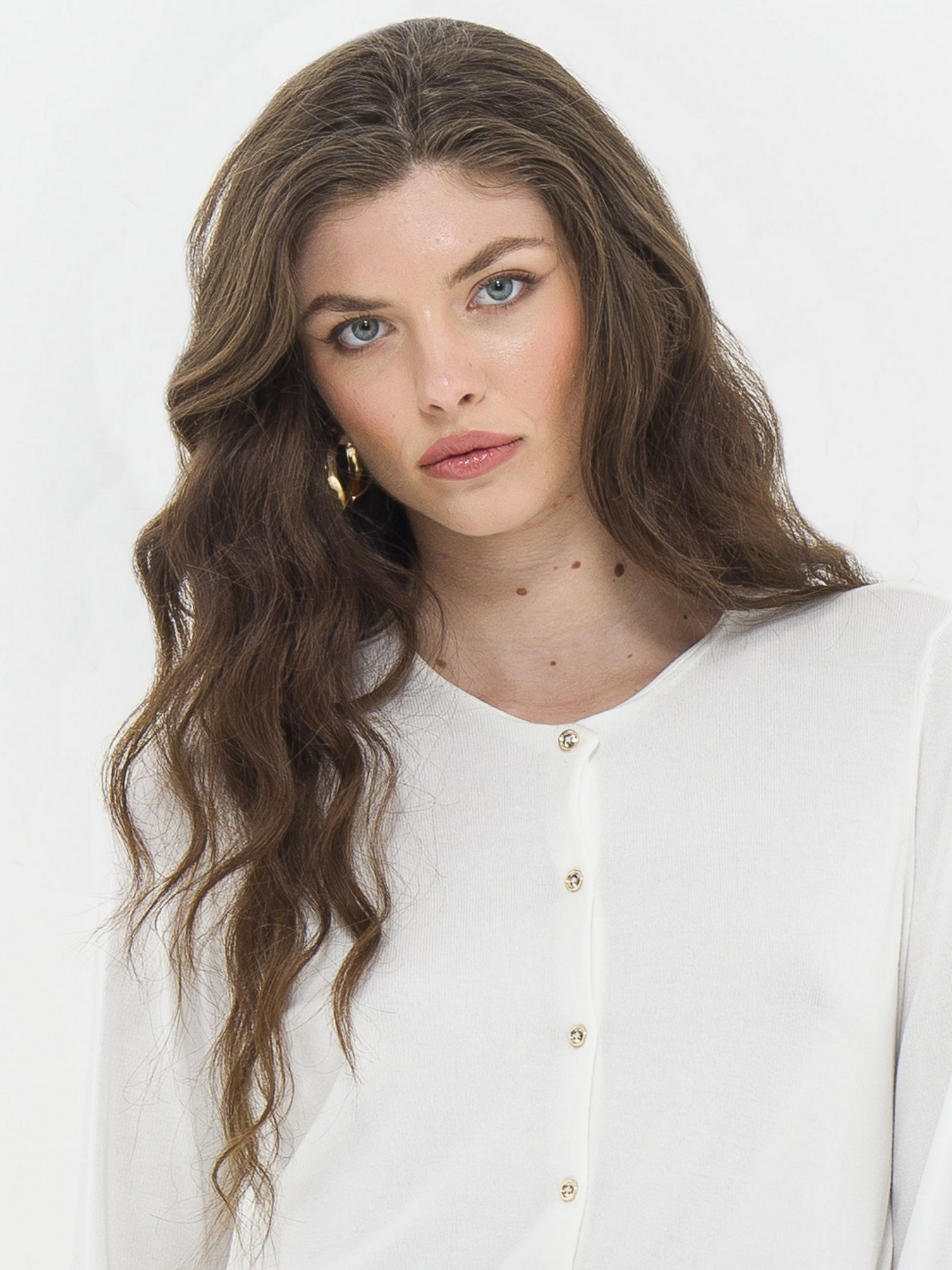 Кардиган Piazza Italia модель 06891_milk Фото