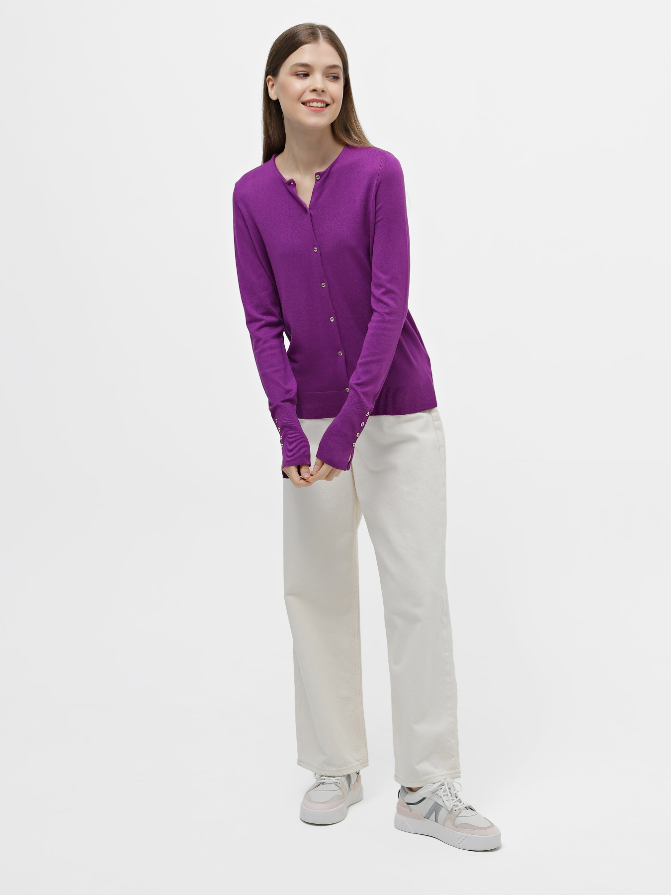 Кардиган Piazza Italia модель 06891_violet Фото