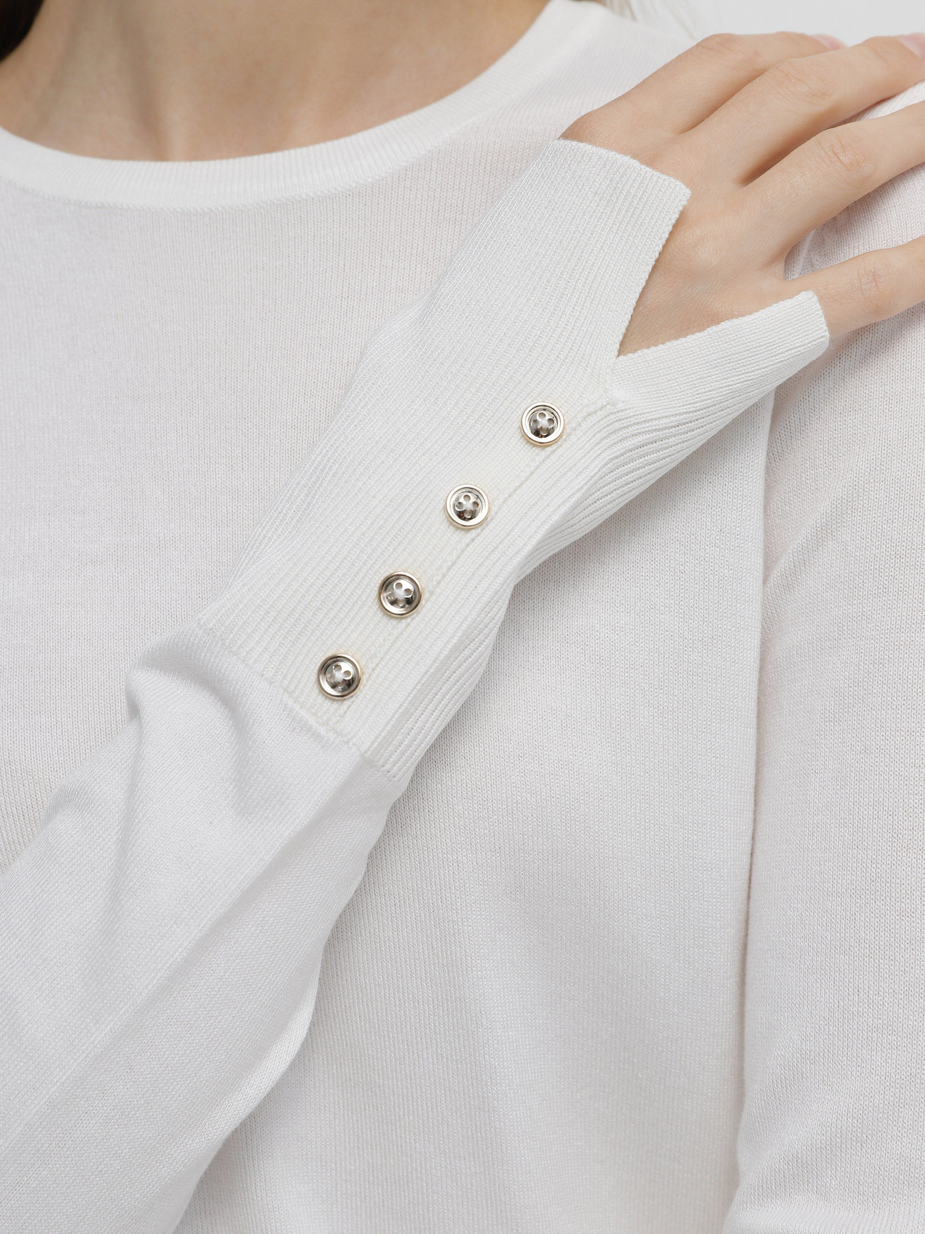 Джемпер Piazza Italia модель 06892_milk Фото