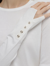 Джемпер Piazza Italia модель 06892_milk Фото