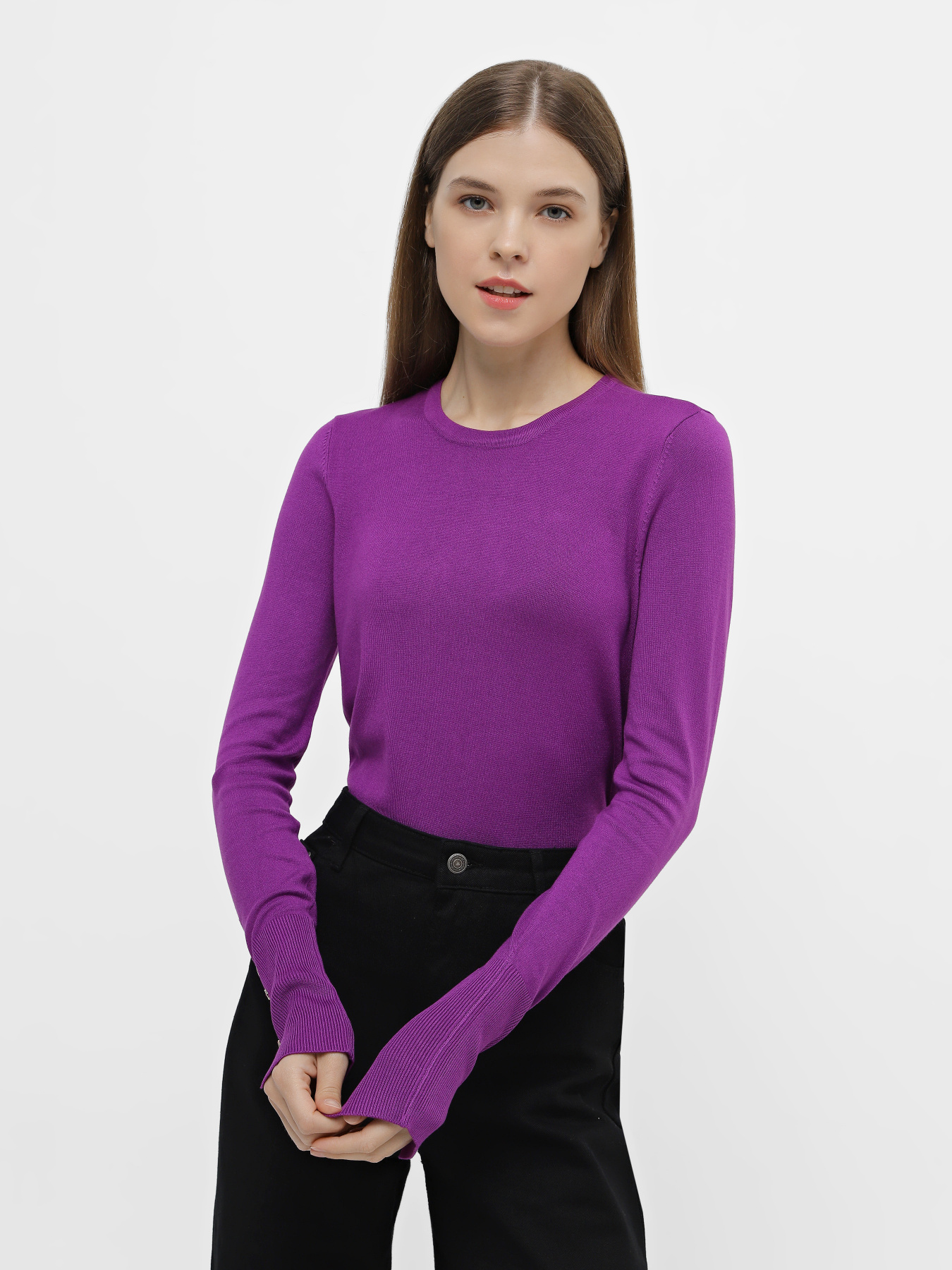 Джемпер Piazza Italia модель 06892_violet Фото