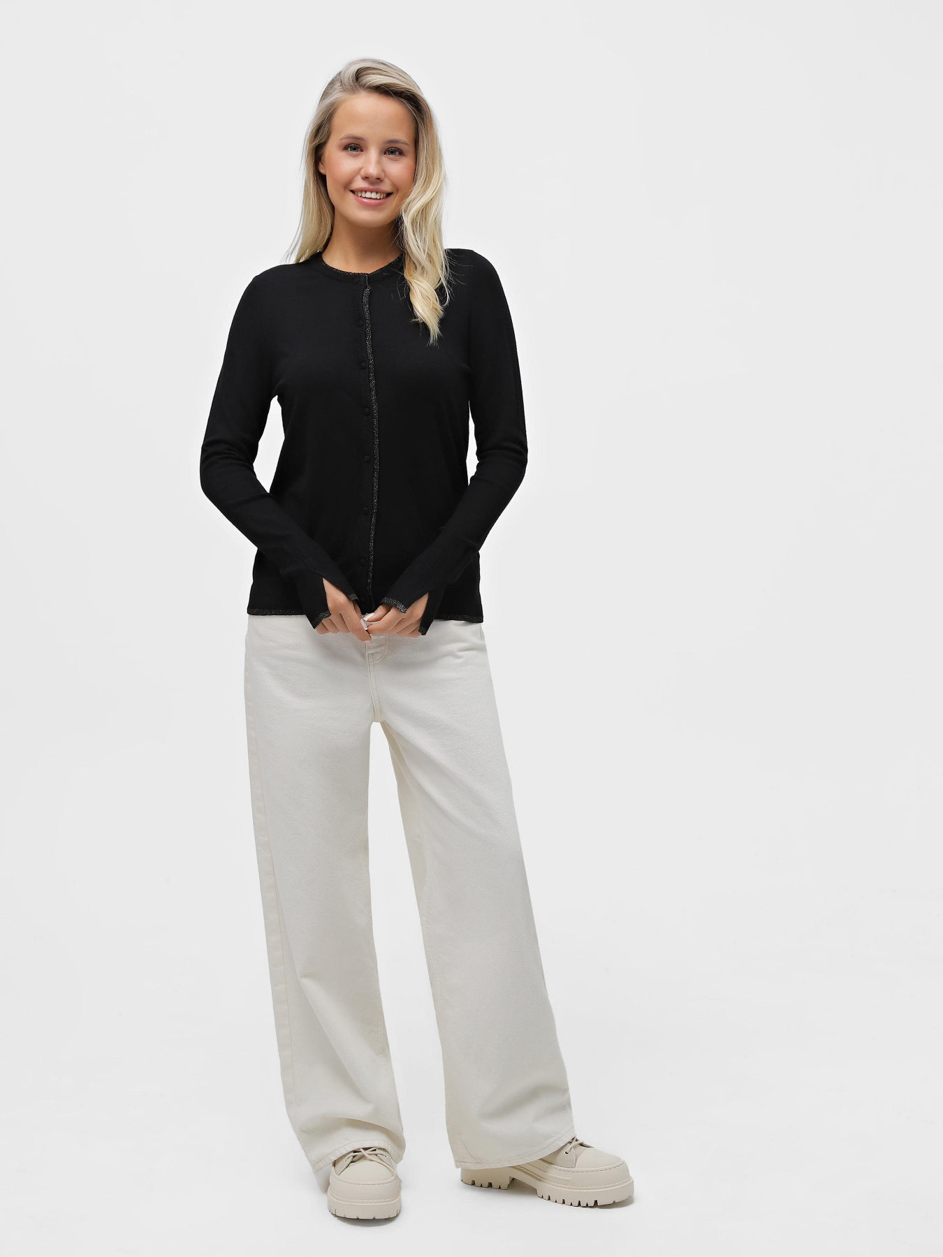 Кардиган Piazza Italia модель 06895_black Фото