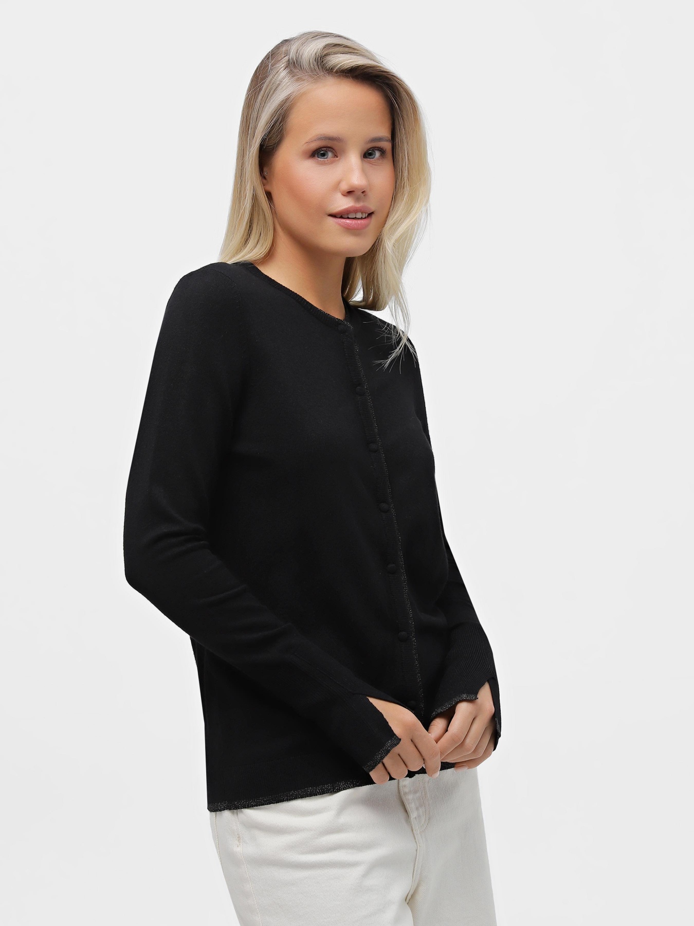 Кардиган Piazza Italia модель 06895_black Фото