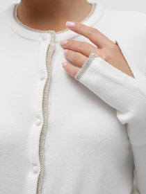 Кардиган Piazza Italia модель 06895_milk Фото