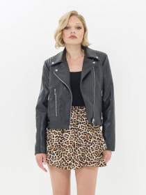 Шкіряна куртка Piazza Italia модель 07312_black Фото