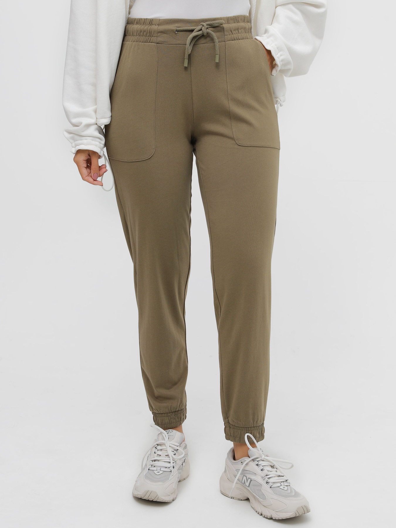 Джоггеры Piazza Italia модель 07336_sage Фото