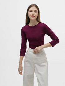 Лонгслів Piazza Italia модель 07343_plum Фото