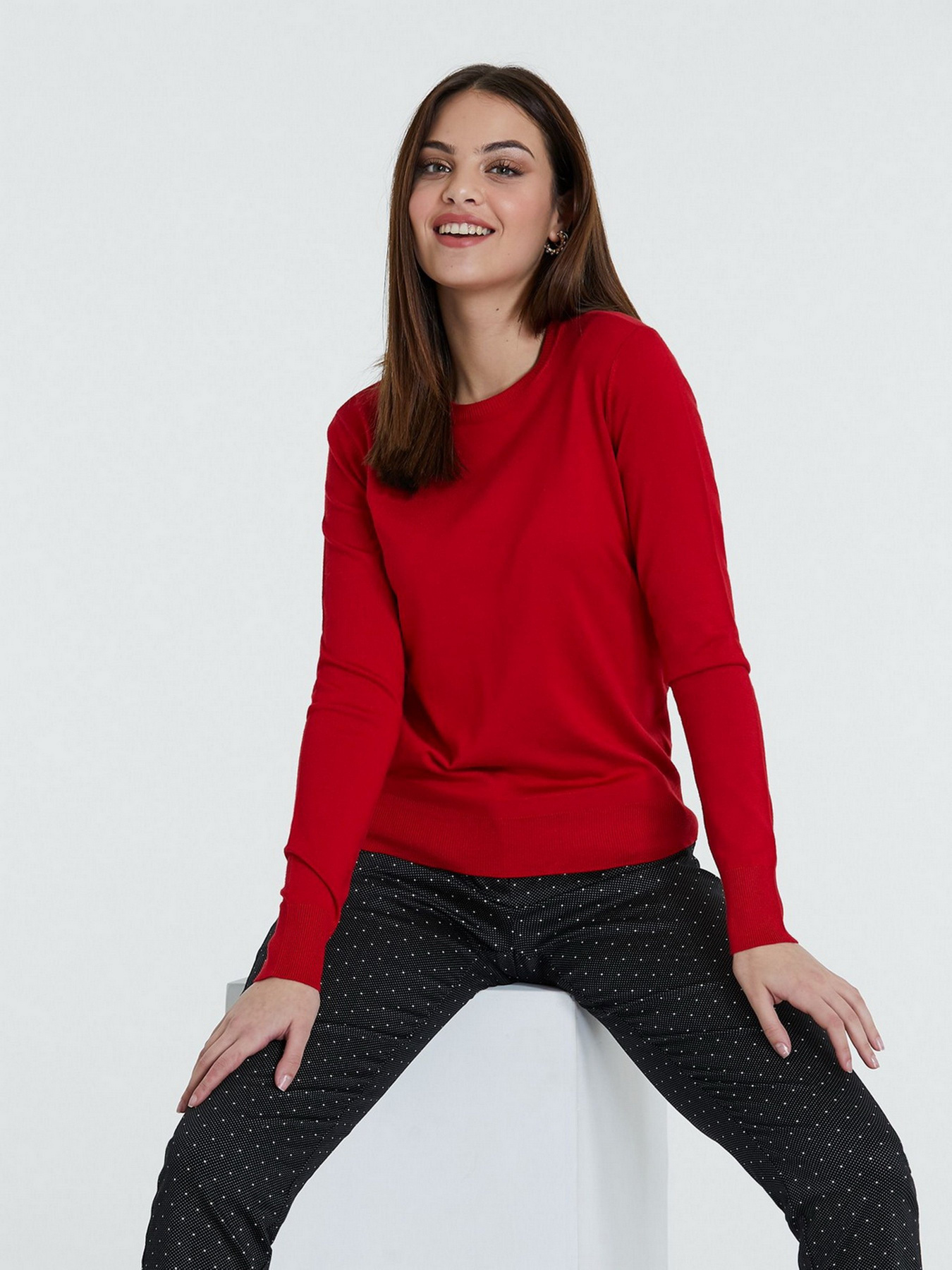 Джемпер Piazza Italia модель 36765_red Фото