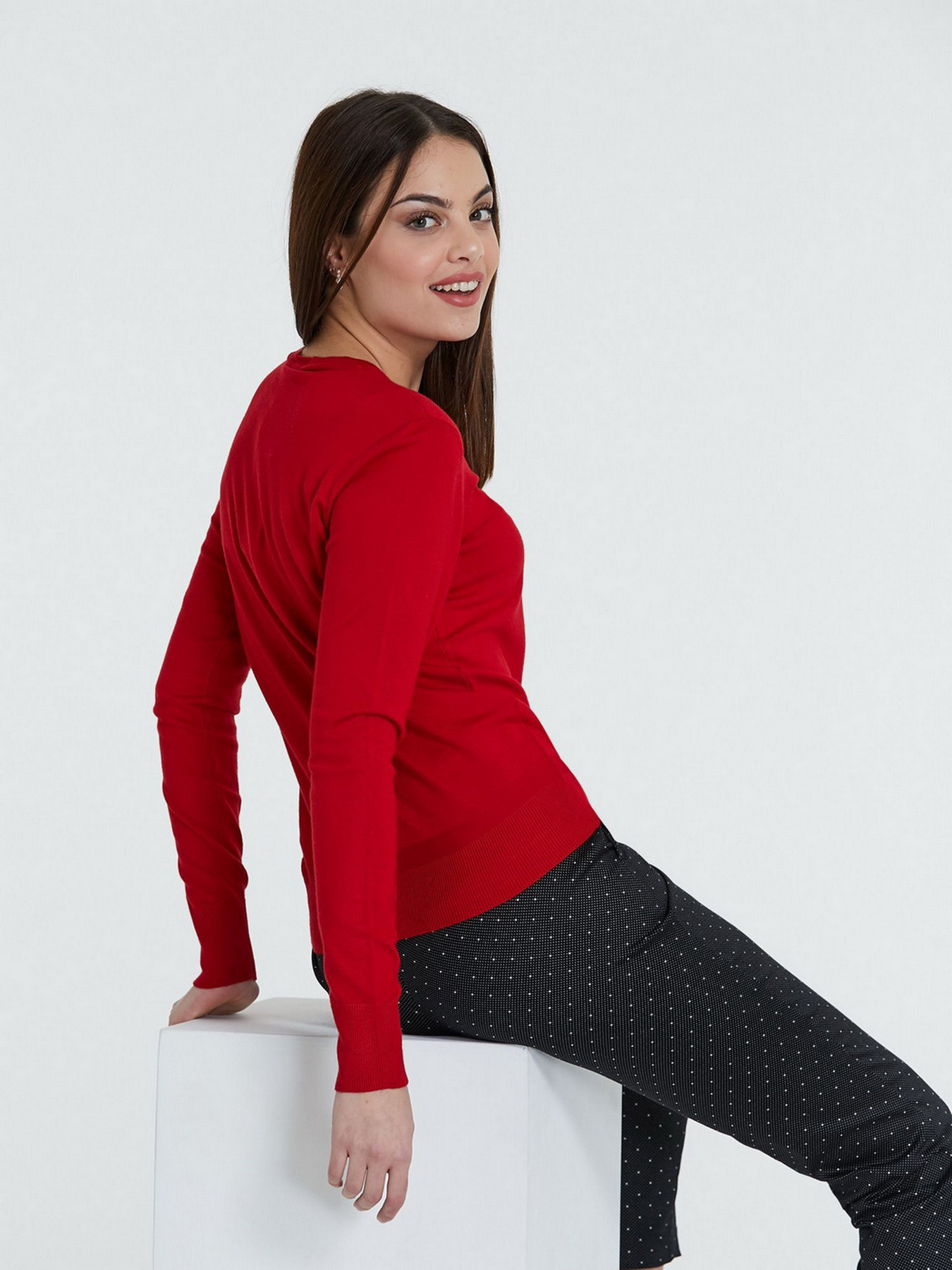 Джемпер Piazza Italia модель 36765_red Фото