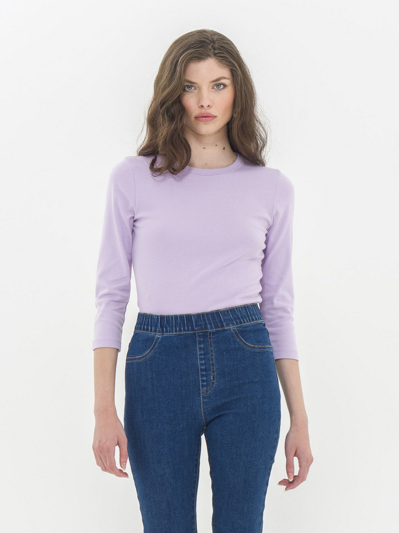 Лонгслив Piazza Italia модель 07343_lilac Фото