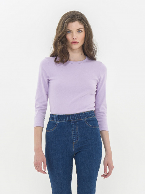 Лонгслив Piazza Italia модель 07343_lilac Фото