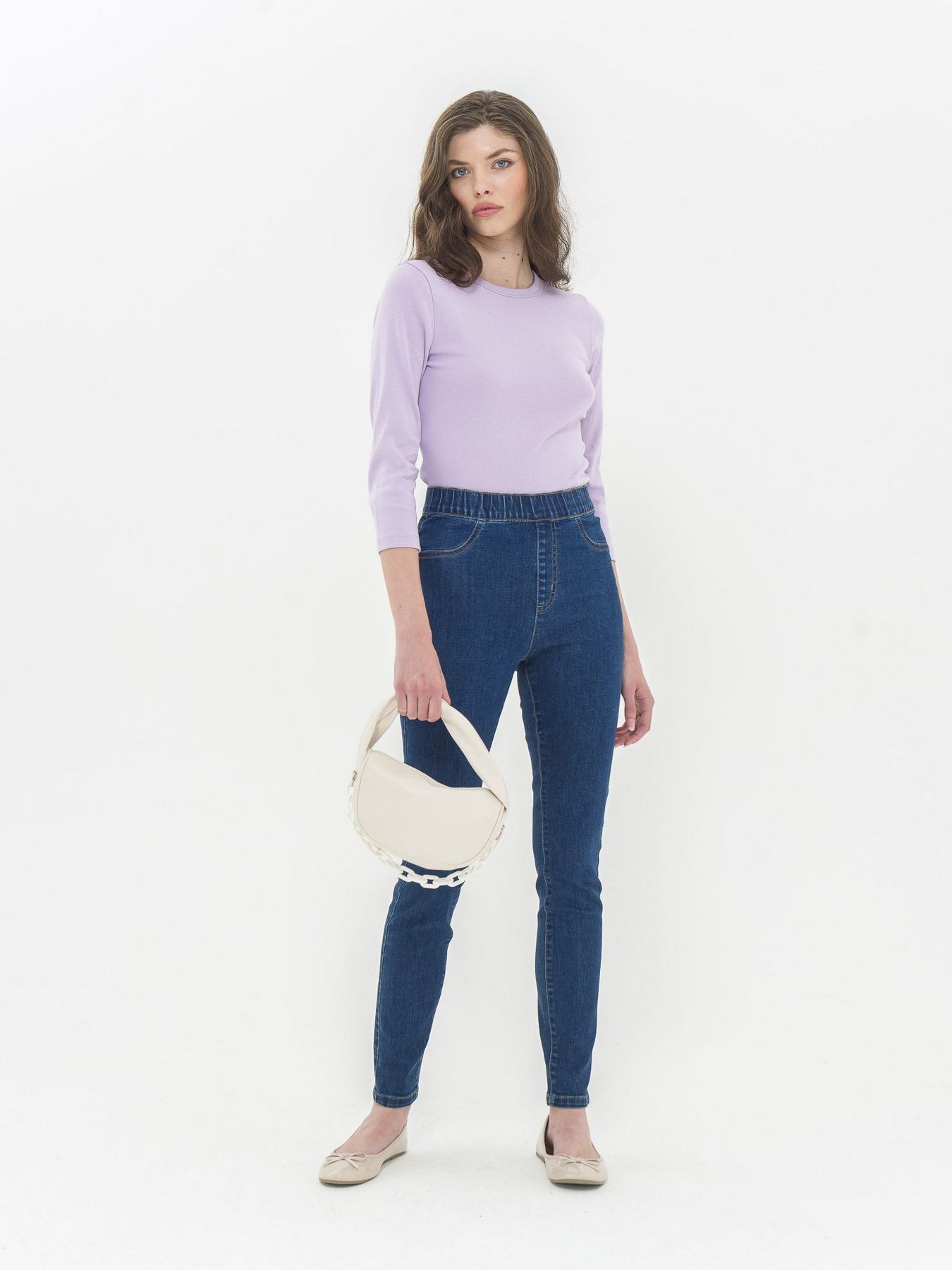 Лонгслів Piazza Italia модель 07343_lilac Фото