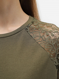 Лонгслив Piazza Italia модель 07344_military green Фото