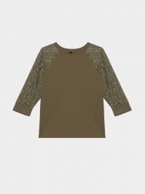 Лонгслив Piazza Italia модель 07344_military green Фото