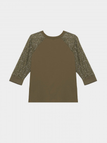 Лонгслив Piazza Italia модель 07344_military green Фото