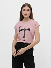 Футболка Piazza Italia модель 07348_ancient pink Фото