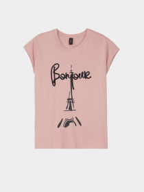 Футболка Piazza Italia модель 07348_ancient pink Фото