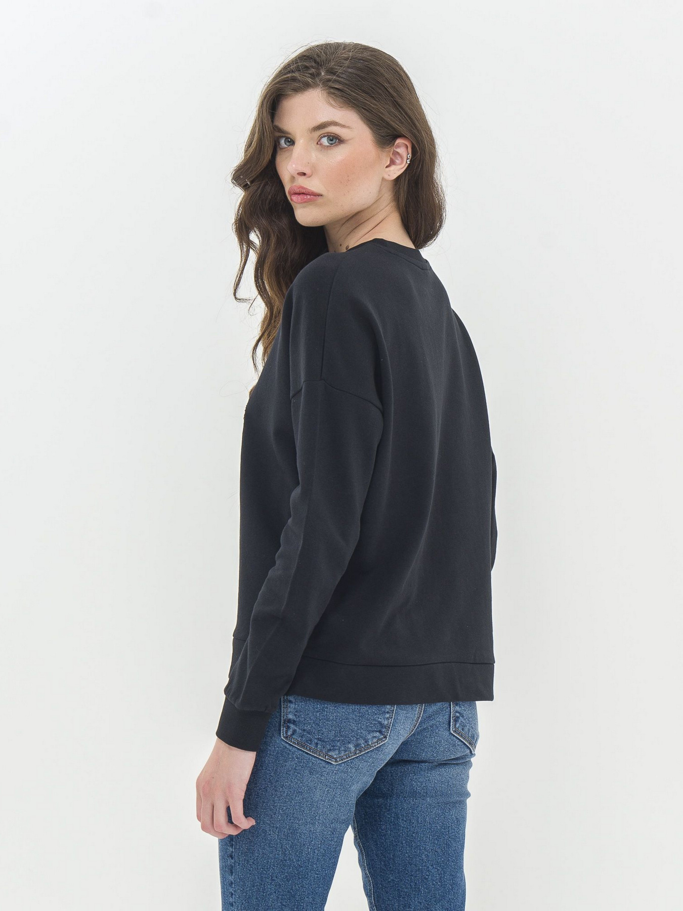 Свитшот Piazza Italia модель 07349_black Фото