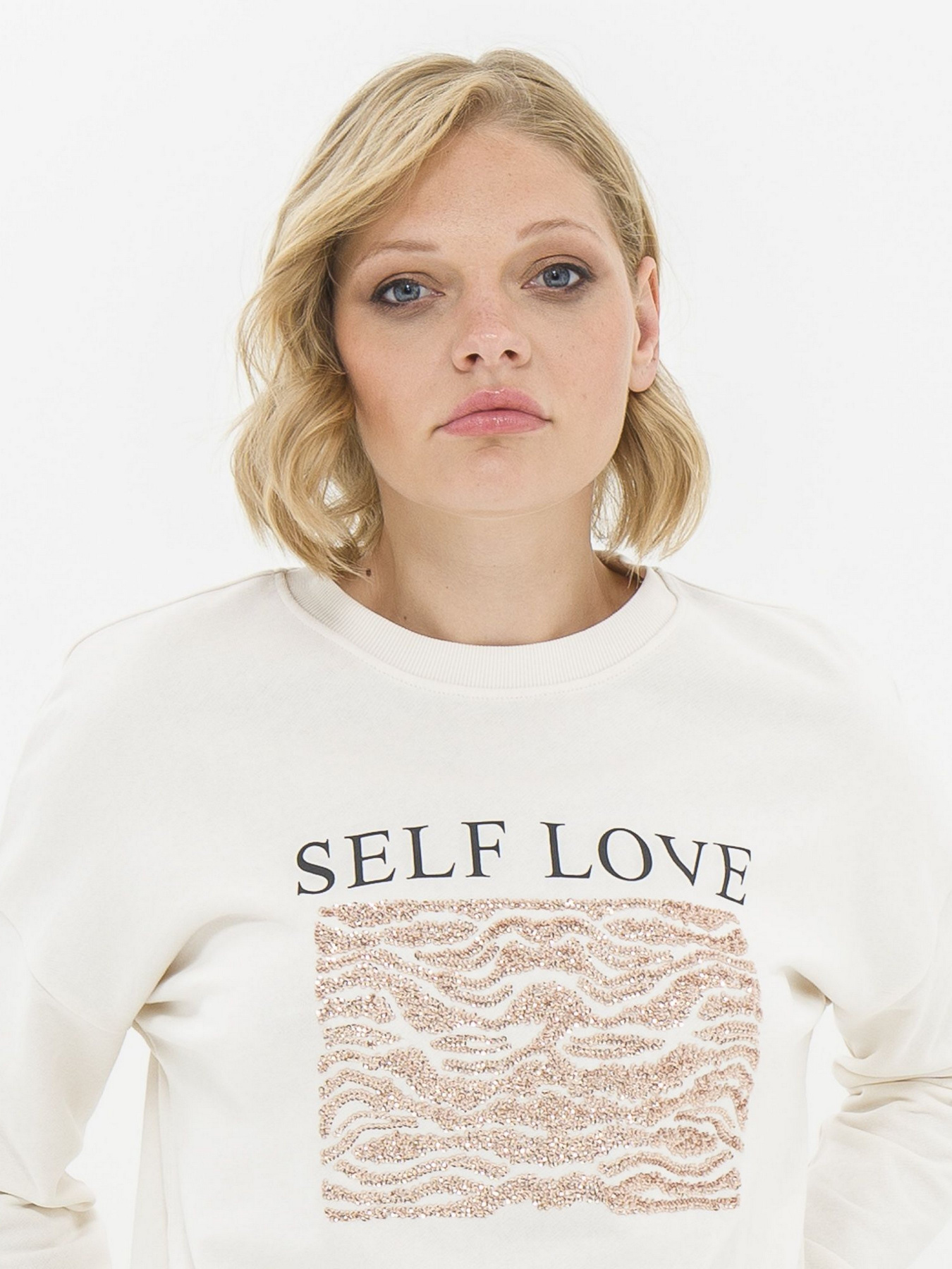 Світшот Piazza Italia модель 07349_ivory Фото