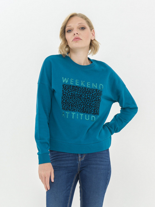 Світшот Piazza Italia модель 07349_oil Фото