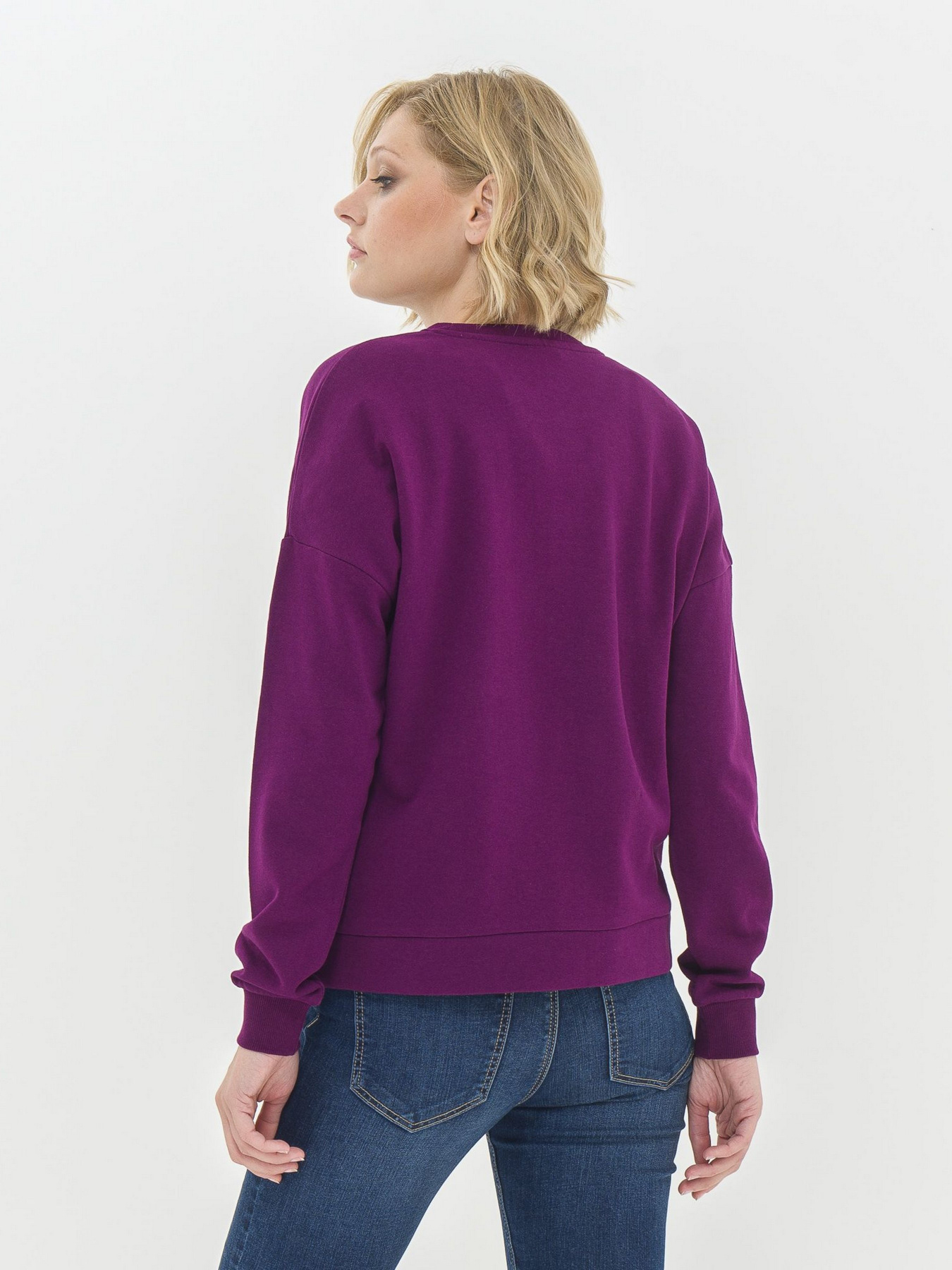 Свитшот Piazza Italia модель 07349_plum Фото