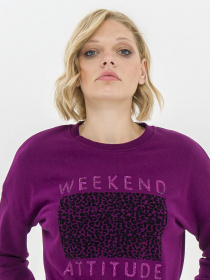 Свитшот Piazza Italia модель 07349_plum Фото