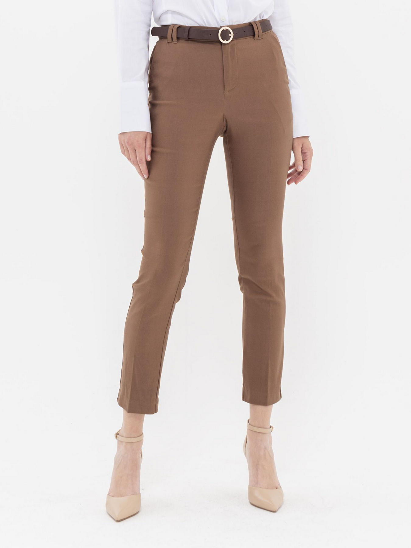 Класичні штани Piazza Italia модель 07421_military green Фото