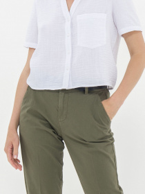 Чиносы Piazza Italia модель 07424_green Фото